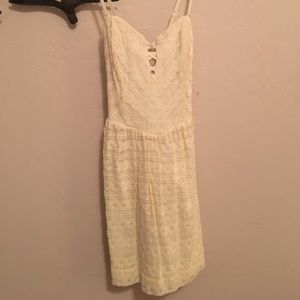 NWT Guess White/Cream Lace Dress